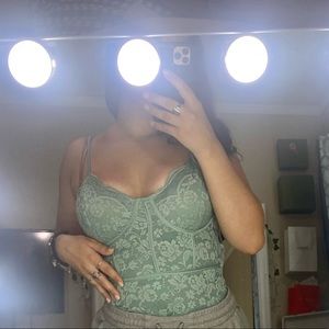 Rue 21  lace corset bodysuit